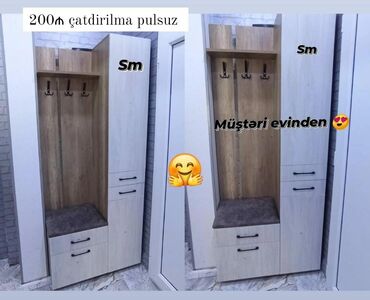 dəhliz mebeli ikinci əl: Yeni, Düz dolab, Dəhliz dolabı