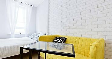 hostel osh: Студия, Юг-2 мкр, Душевая кабина, Постельное белье, Кондиционер — 5