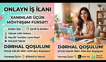 aşbaz isi: Marketoloq tələb olunur, İstənilən yaş, Təcrübəsiz — 1