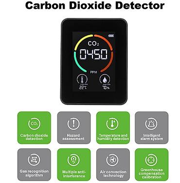 parkside elektricno rende: Detektor ugljen‑dioksida (CO2) sa merenjem temperature i vlažnosti - — 4