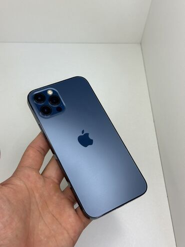 телефоны 10000: IPhone 12 Pro, Колдонулган, 128 ГБ, Pacific Blue, 69 %