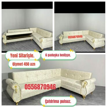 Divanlar: Künc divan, Yeni, Açılan, Bazalı, Parça, Pulsuz çatdırılma — 22