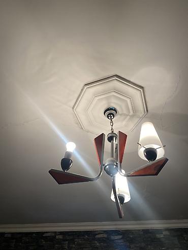 eca hamam aksesuarlari: Çılçıraq, 3 lampa, Metal — 2