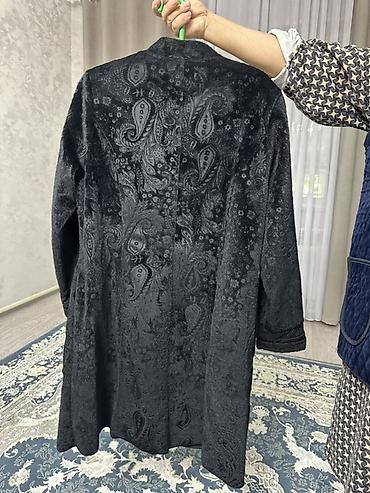 пальтолор: Элегантное женское пальто/кардиган с богатой фактурной отделкой. - — 2