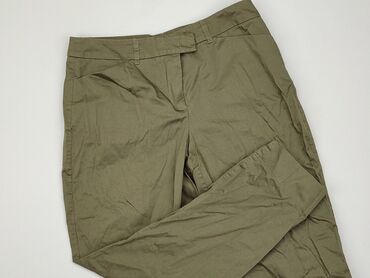 khaki spódnice: Material trousers, S (EU 36), condition - Very good
