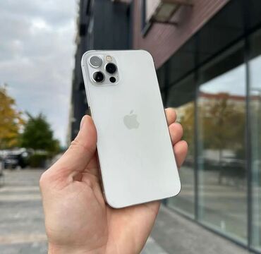 iphone 12 реплика: IPhone 12 Pro, Б/у, 128 ГБ, Белый, Кабель, Защитное стекло, Чехол, 87 %