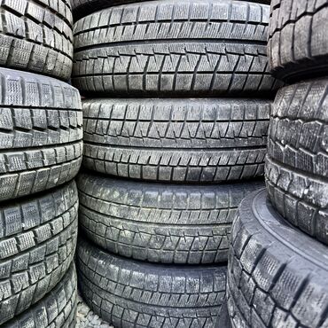 Шины: Шины 215 / 60 / R 16, Зима, Б/у, Комплект, Легковые, Япония, Bridgestone