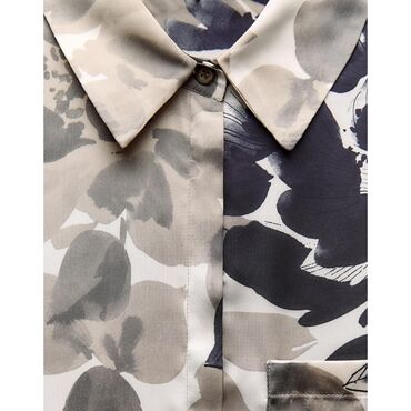 Košulje: Zara, M, Saten, Cvetni, bоја - Šareno — 6