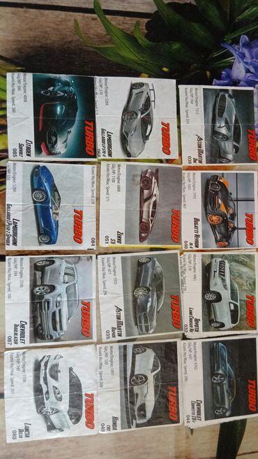Kolleksiya kartları: Turbo saqqız kartları – böyük kolleksiya Məlumat: - “Turbo” avtomobil — 2