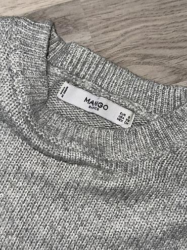 baş ortusu: Sviter, Mango, S, rəng - Boz — 1