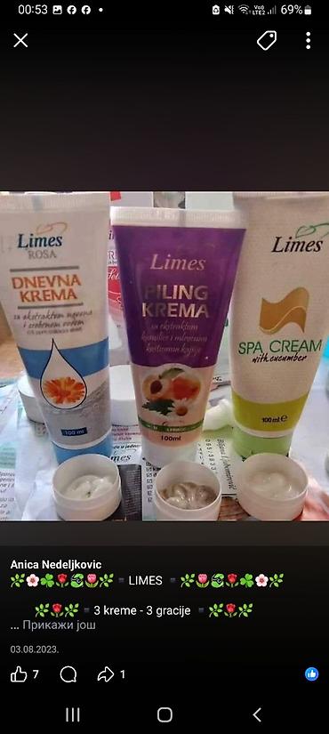rukac: LIMES kozmetika – odabrani proizvodi za negu lica, tela i zuba - — 1