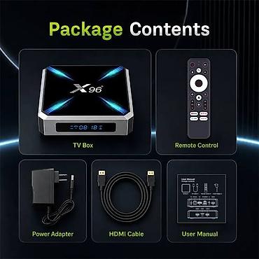 ps5 na prodaju: X96 Lite Android TV Box - Operativni sistem: Android 14 - Procesor — 3