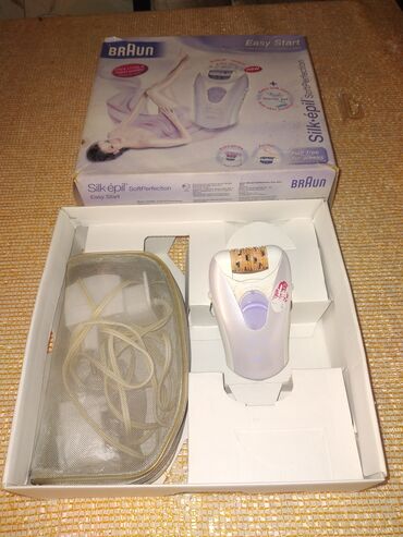 sapli epilator: Braun firmasinin epilyatoru. 2 basliqli. 10 azn