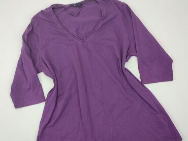 dopasowana bluzki z długim rękawem: Blouse, H&M, 2XL (EU 44), condition - Good