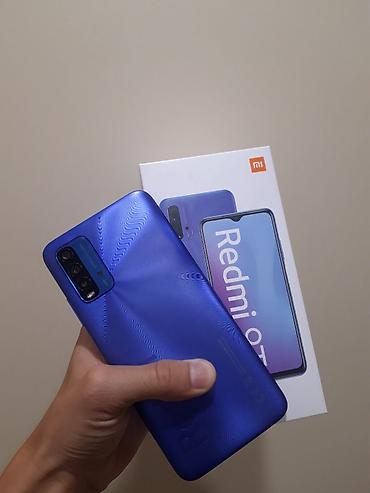 Техника и электроника: Redmi, Redmi 9T, Б/у, 128 ГБ, цвет - Синий, 2 SIM — 1