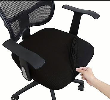 ucuz oturacaqlar: Ofis kreslo oturacağı üçün elastik örtük - Material: qalın — 2
