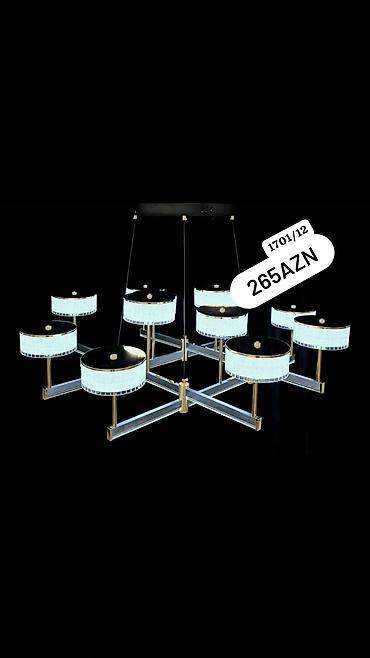 yolka isiqlari qiyməti: Çılçıraq, 8 lampa, Metal — 2