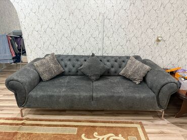 Divanlar: Divan, İşlənmiş, Açılan, Bazasız, Vеlur parça, Çatdırılma yoxdur — 3