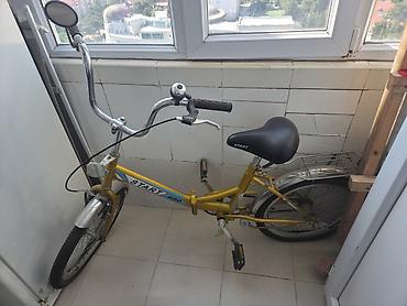 4 teker velosiped: Rusiya istehsalı START 400 velosipedi. 20-lik ölçüdədir. Əl tormozu — 1