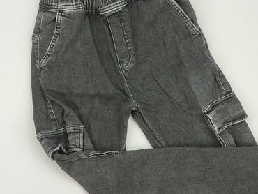 legginsy dzinsowe z wysokim stanem: Jeans, Zara, 12 years, 152, condition - Very good