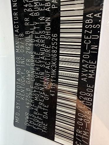 Toyota: Toyota Camry: 2018 г., Седан — 9