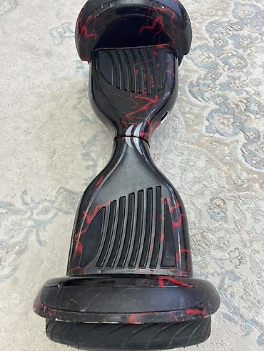 black: Гироскутер 6.5" (самобаланс), корпус «black red marble». - Диаметр — 4