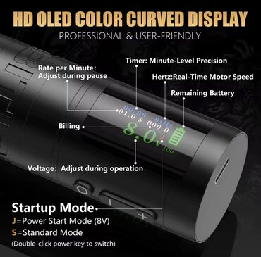 Ostali akumulatorski alati: Ambition C1 – profesionalna bežična/žičana tattoo mašina (pen) Malo je — 4