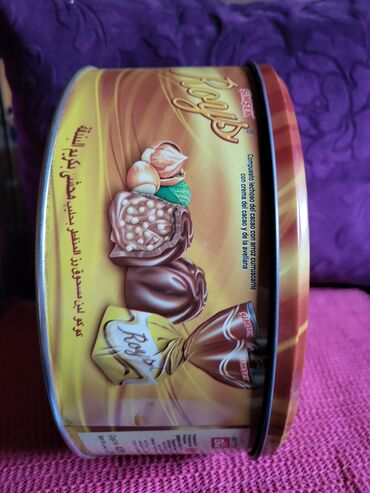 Ostalo posuđe: Metalna ocuvana turska kutija iz 2005g. Visina. 10cm — 3