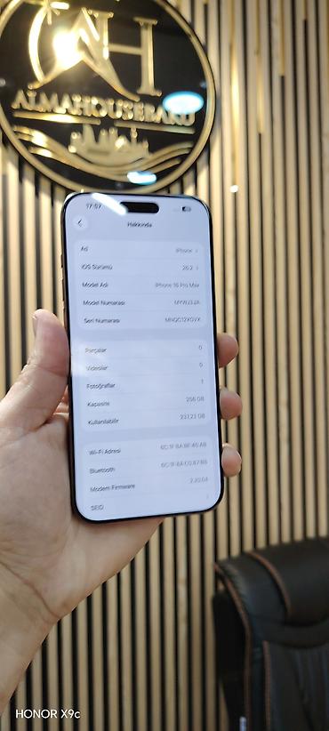 telefon iphone 6: IPhone 16 Pro Max, 256 GB, Desert Titanium, Face ID, Sənədlərlə, Zəmanət — 4