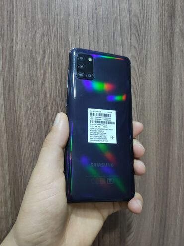 samsung s 9 qiymeti: Samsung Galaxy A31, 64 GB, rəng - Göy, Zəmanət, Düyməli, Sensor