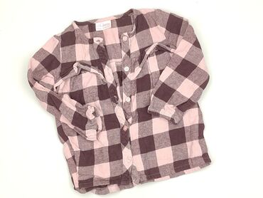 Shirt 1.5-2 years, condition - Very good, pattern - Cell, color - Pink