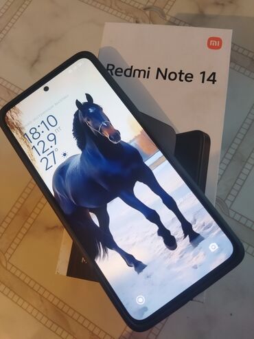 портативные колонки jarre technologies: Redmi, Redmi Note 14, Б/у, 256 ГБ, цвет - Черный