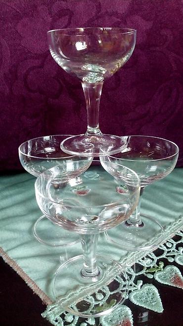 samovar cena: Case za zestoko pice nove,komplet 4 kom. vis. 8,5. precnik — 1