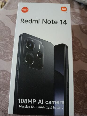 Xiaomi: Xiaomi Redmi Note 14, 256 GB, rəng - Gümüşü, 
 Barmaq izi