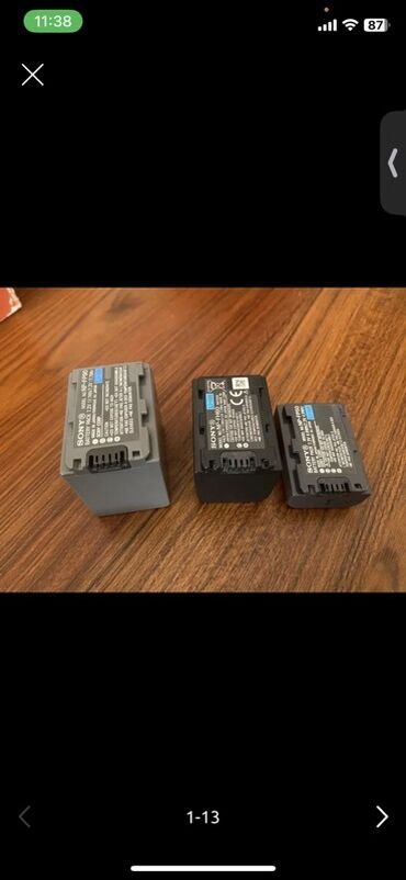 Enerji qurğuları: Panasonic CGA-DU06 batareyası, 7.2V və 600mAh gücündədir. Bu batareya