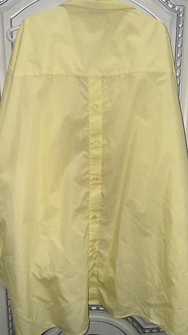oversize: Oversize sarı köynək, yeni, 34 razmer — 2