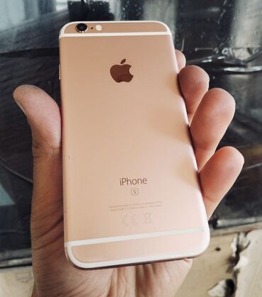 telfon satisi: IPhone 6s, 32 ГБ, Rose Gold, Отпечаток пальца