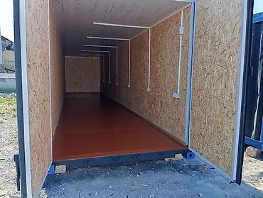 Konteynerlər: İzolyasiyalı konteyner – 40 fut - Ölçü: 12 m uzunluq, 2,4 m en, 2,9 — 4
