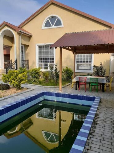 Bağ evlərinin satışı: Bakı, Mərdəkan, 113 kv. m, 4 otaqlı, Hovuzlu, Artezian quyusu, Kanalizasiya, Kombi — 2