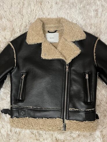 deri pencekler: Pencək, Bershka, Dəri, XS (EU 34)