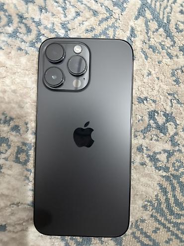 11 pro: IPhone 14 Pro Max, Б/у, 128 ГБ, Черный, Зарядное устройство, Чехол, Кабель, 76 % — 1