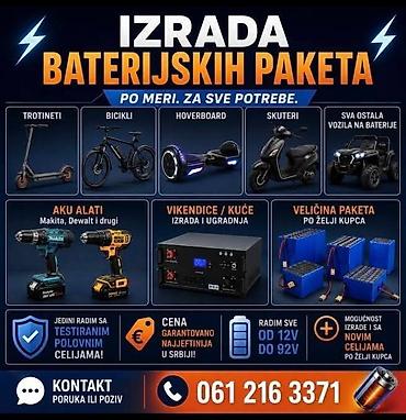 Tools & Equipment: Izrada i reparacija baterija za Trotinete Skutere Bicikle Aku alate — 1