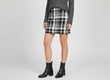 czarne spódniczka mini: Amisu, Spódnica damska, rozmiar S