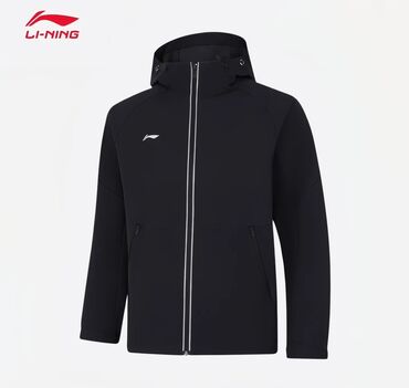 продаю связи с переездом: Мужская куртка, 3XL, Li-Ning, Новый, цвет - Черный, Платная доставка, Самовывоз