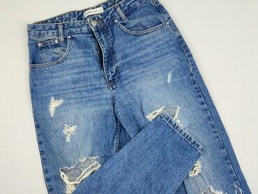 sinsay dżinsy z wysokim stanem: Jeans for women, size M