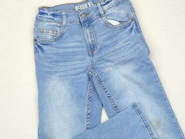 patrizia pepe jeansy: Spodnie jeansowe, Cool Club, 10 lat, 140, stan - Zadowalający
