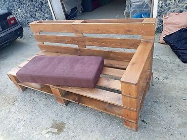 Bağ divan və kreslo dəstləri: Yeni, Taxta — 8