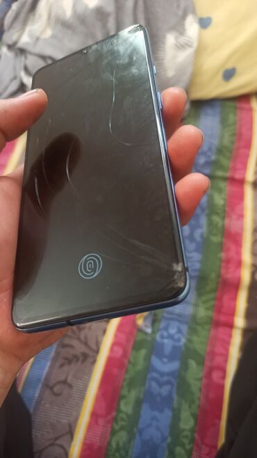 сотовые телефоны: OnePlus 7 Pro 5G, Колдонулган, 256 ГБ, түсү - Көгүлтүр, 2 SIM