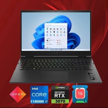Ноутбуки и нетбуки: Ноутбук, HP, 16 ГБ ОЗУ, Intel Core i7, 17.3 ", Новый, Игровой, память SSD