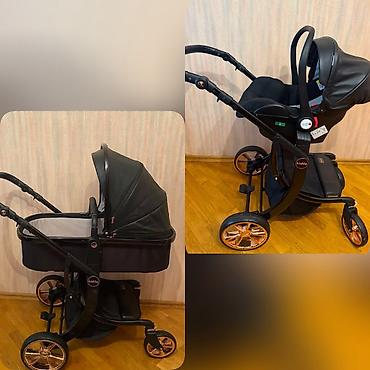 avtokreslo kidilo: Kidilo brendinin uşaq arabası və avtokreslosu (2‑si 1‑də set). - — 1
